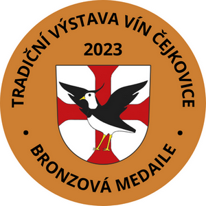 Tradiční výstava vín Čejkovice 2023 - bronzová medaile
